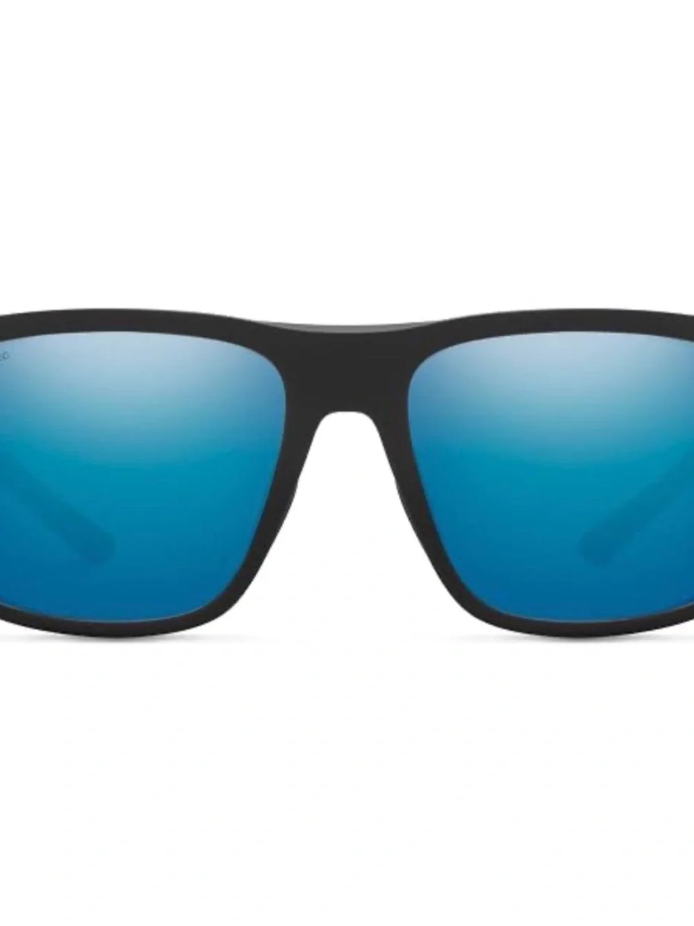 NEW Smith Barra Sunglasses-Matte Black-Chromapop Glass Polarized Blue Lens